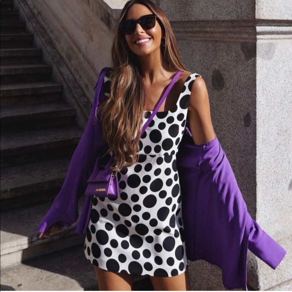 NWT ZARA LIMITED EDITION POLKA DOT MINI DRESS